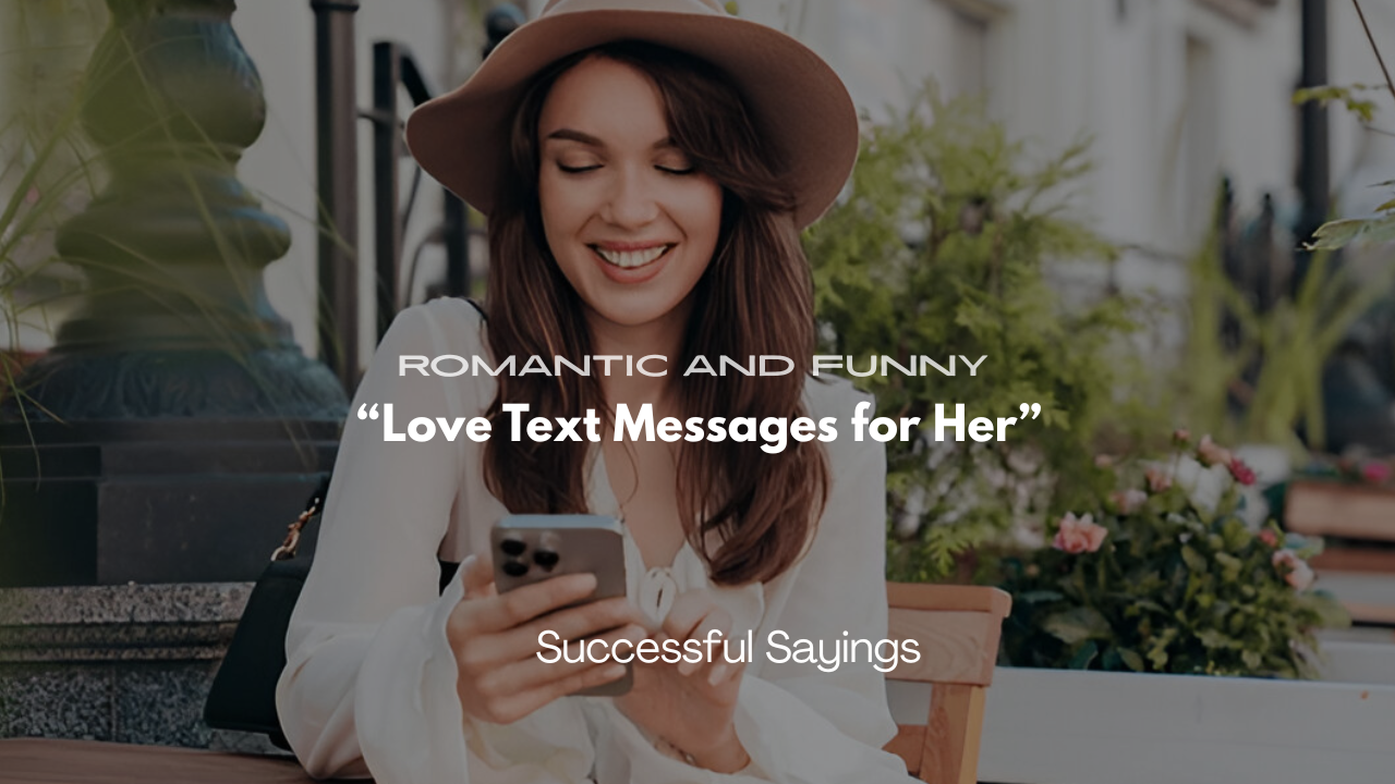 200+ Romantic and Funny Love Text Messages for Her
