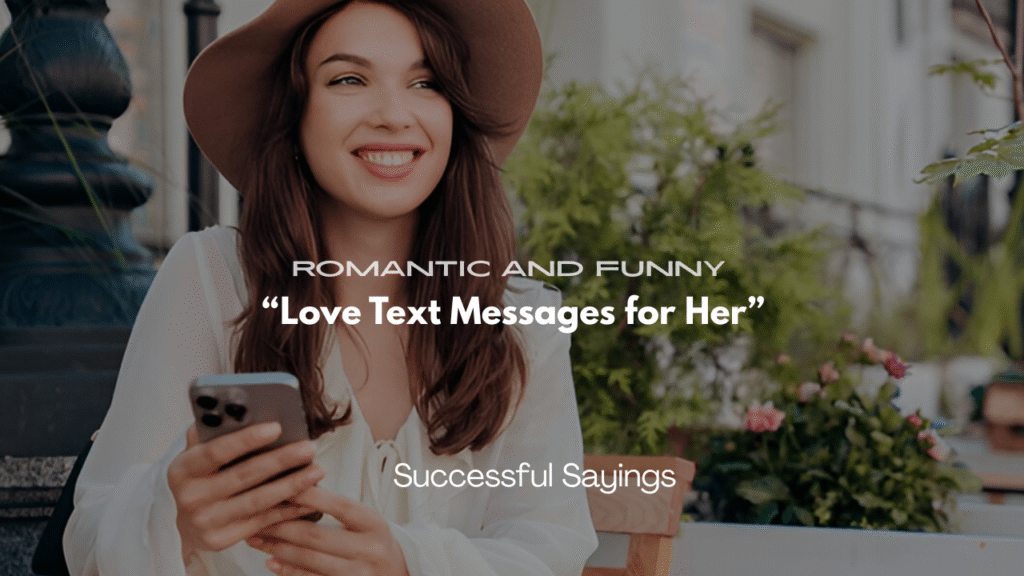 200+ Romantic and Funny Love Text Messages for Her