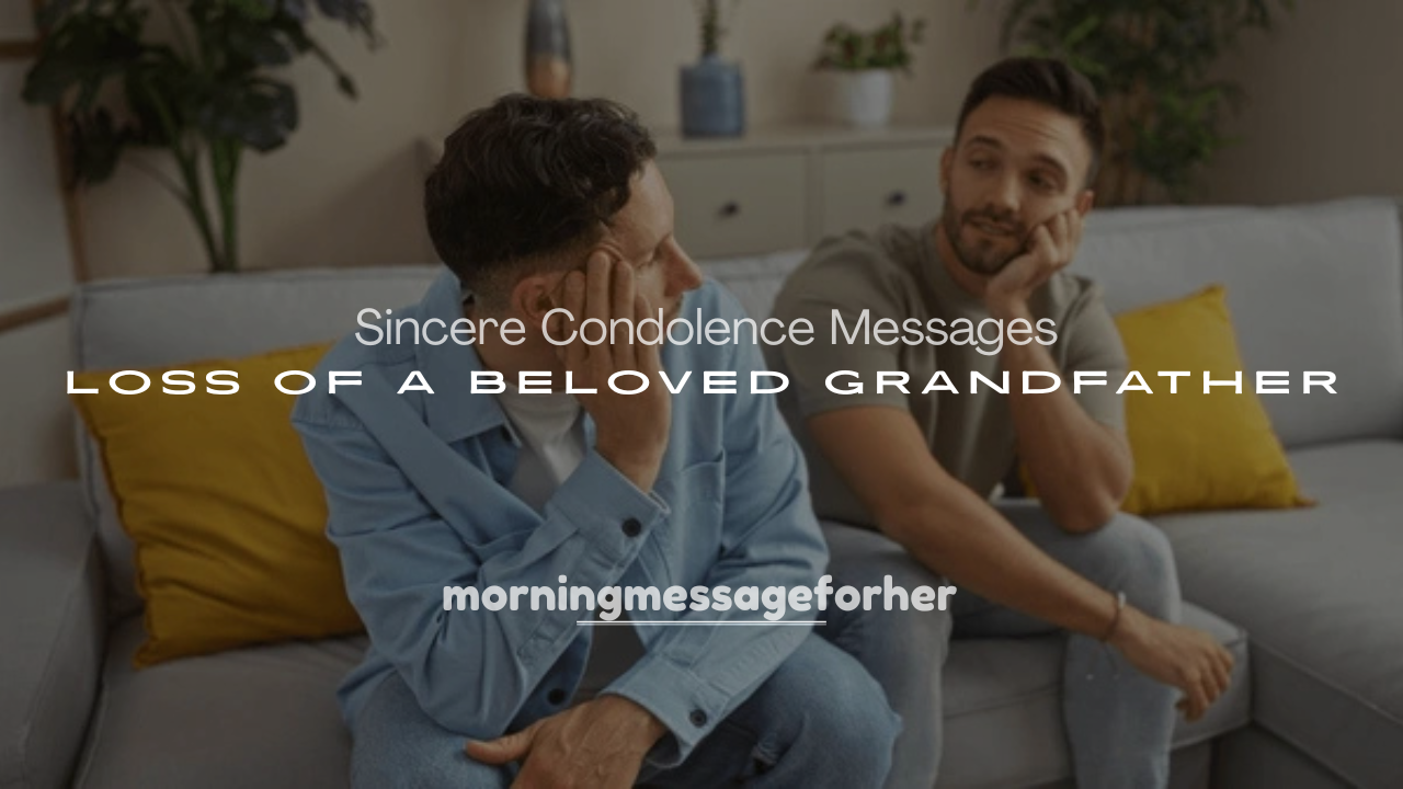 250+ Sincere Condolence Messages for the Loss of a Beloved Grandfather