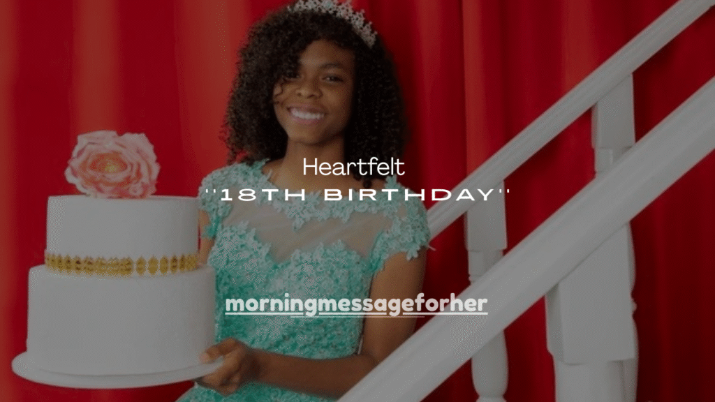 200+ Heartfelt 18th Birthday Wishes for a Girl